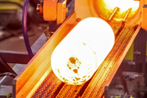 What are the processes of hot forging?
